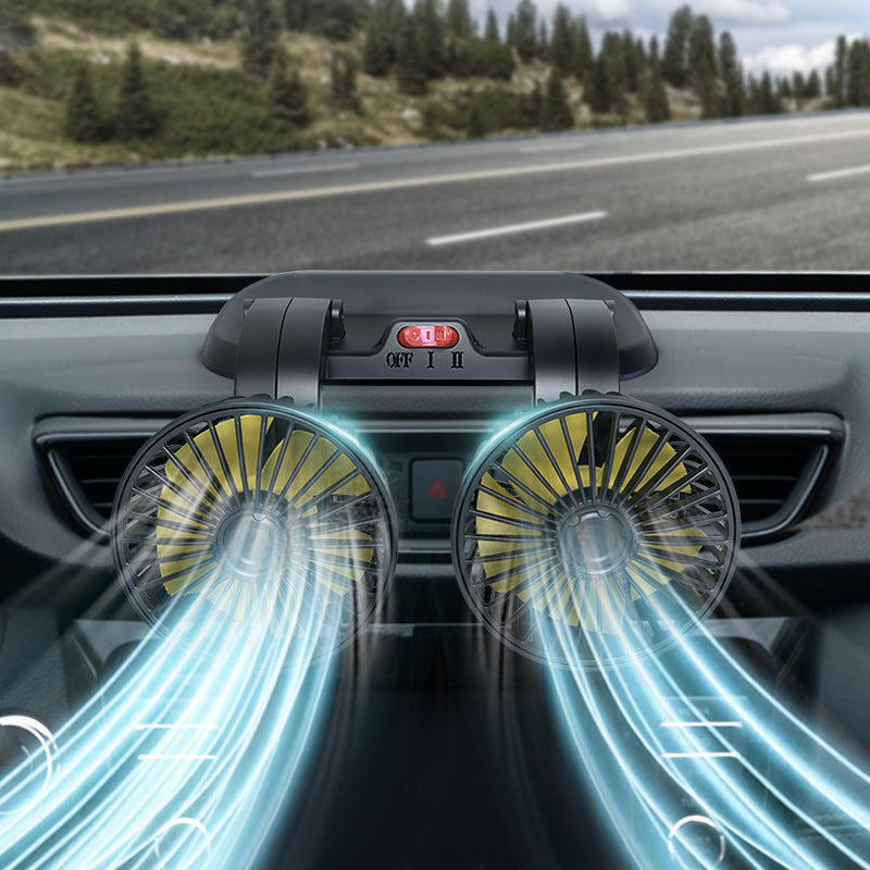 front view of vehicle fan