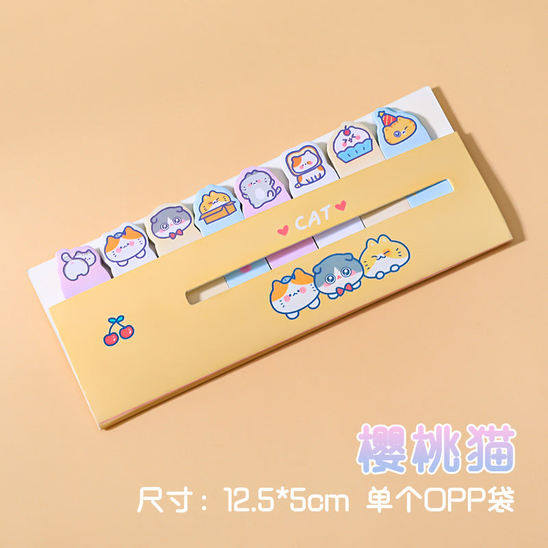 Charming Milk Tea Cow Sticky Note