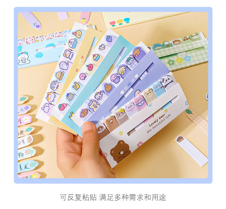 Assorted Cute Animal Sticky Notes Collection