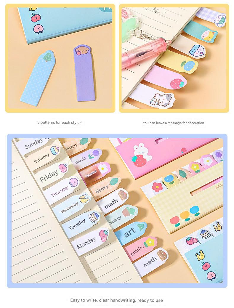 Adorable Strawberry Bunny Sticky Note