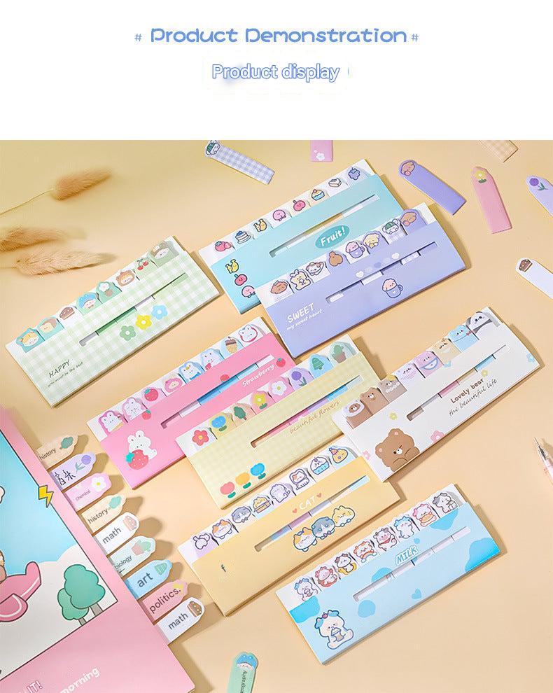 Charming Milk Tea Cow Sticky Note