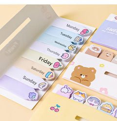 Cute Bear Sticky Note Design