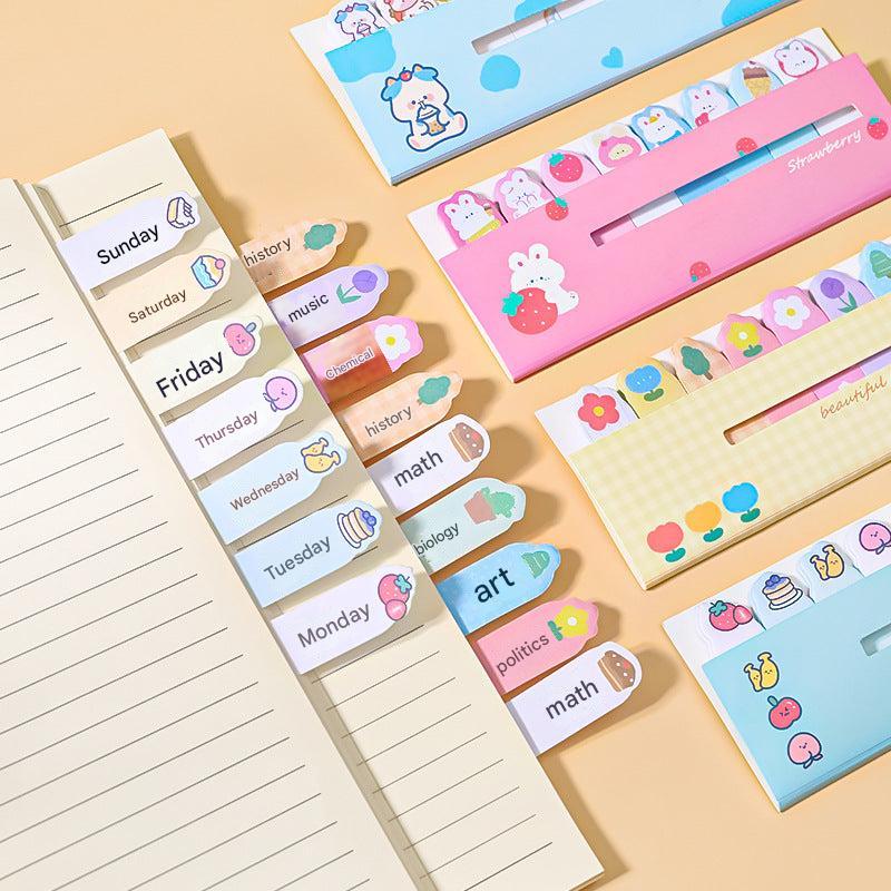 Charming Milk Tea Cow Sticky Note