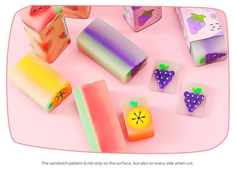 creative and fun erasers in packaging