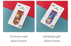 Magnetic bookmark featuring holiday gifts