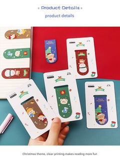 Colourful girl-themed magnetic bookmark