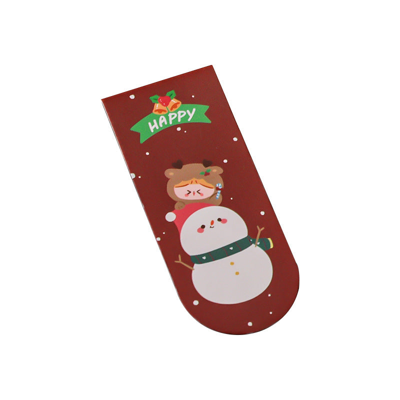 Colourful girl-themed magnetic bookmark