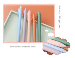 Writing sample with macaron gel pens