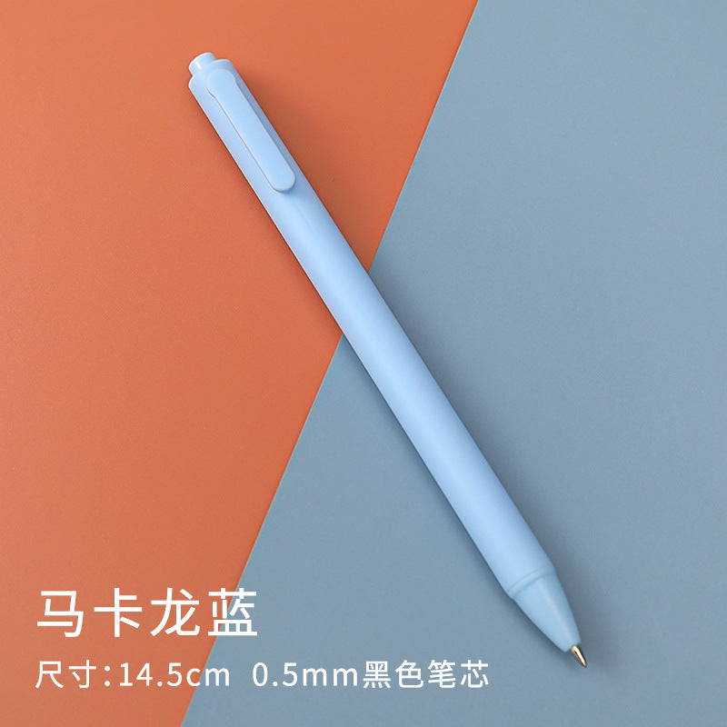 Chic macaron brown gel pen for office use