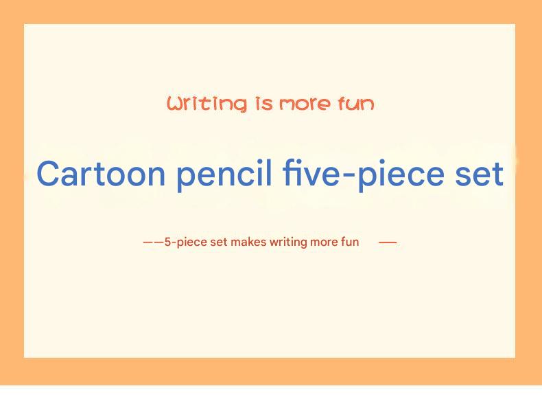 Kids Stationery Kit with Fun Designs Image 5