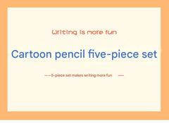 Kids Stationery Kit with Fun Designs Image 5