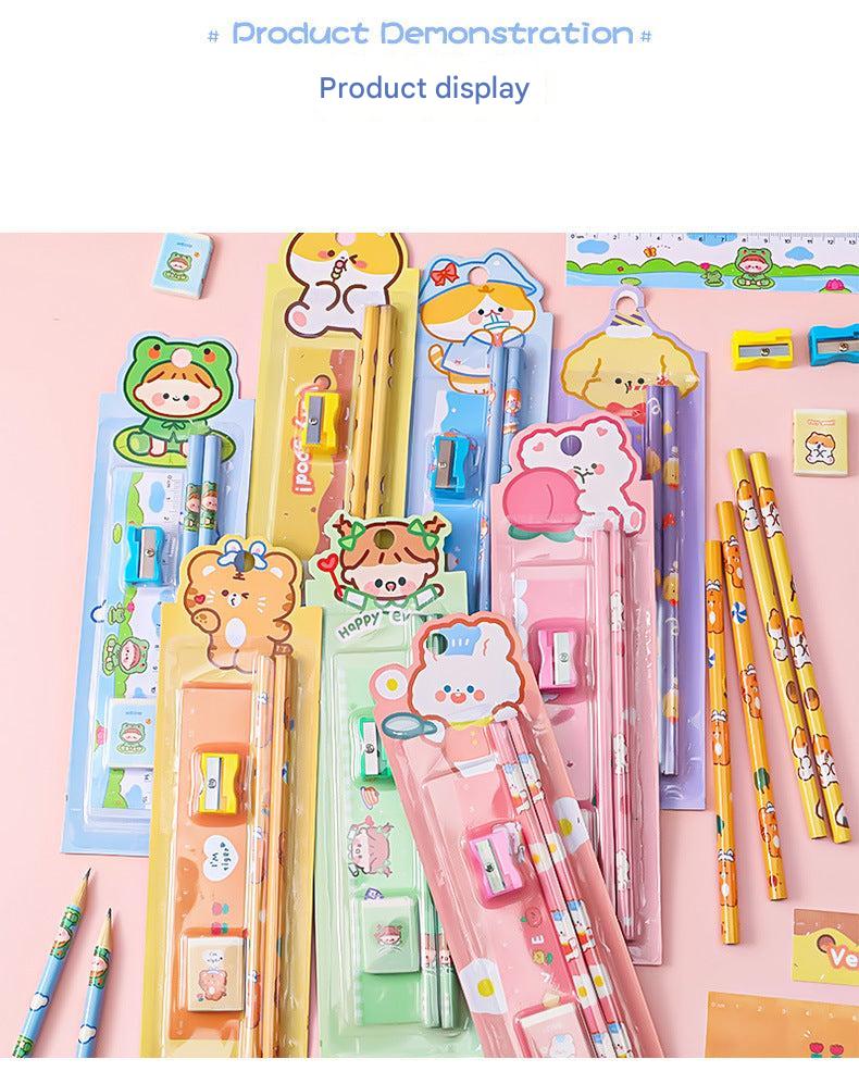 Kids Stationery Kit with Fun Designs Image 5