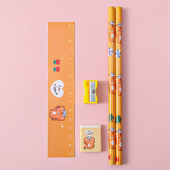 School Supplies Set with Cartoon Characters Image 4