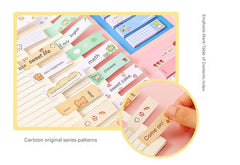 Pack of assorted cartoon sticky note pads