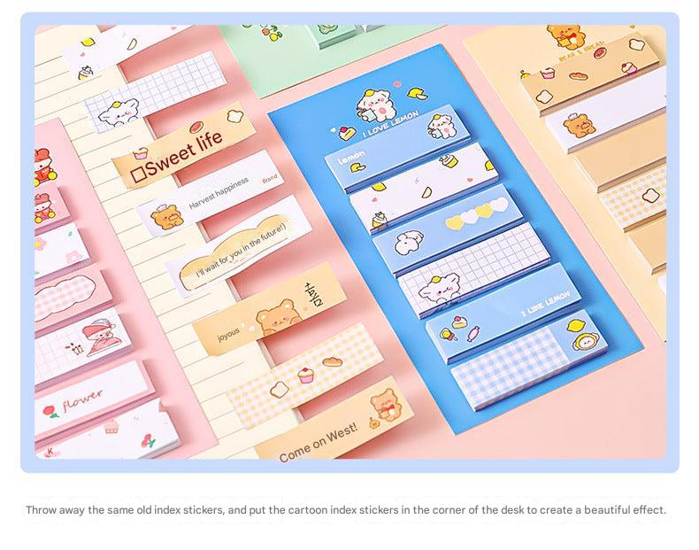 Eco-friendly cartoon sticky notes display