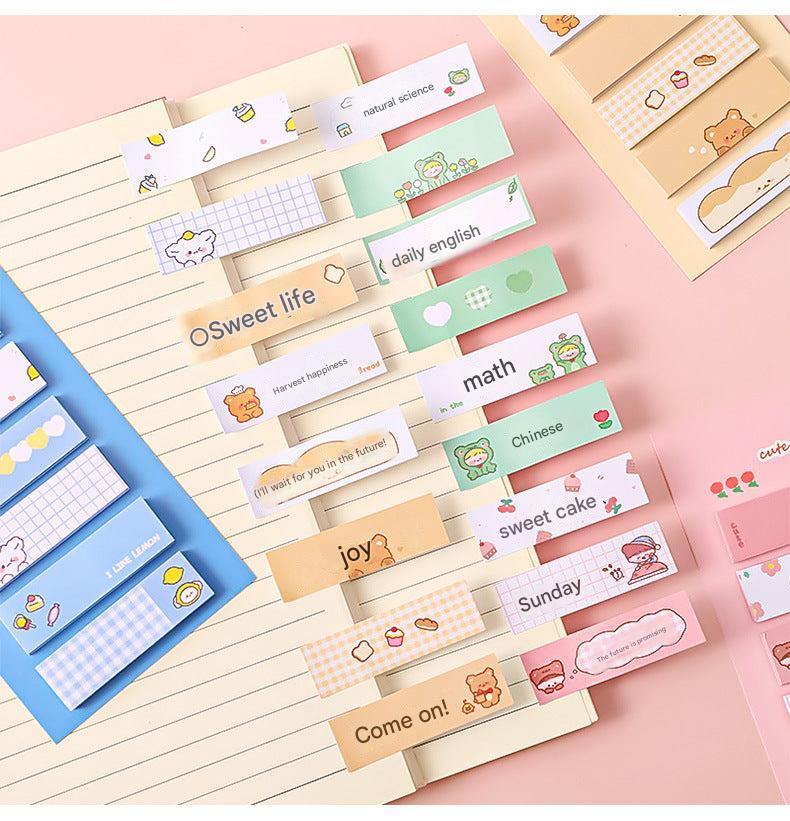 Cute cartoon sticky notes featuring Dialogue Girl