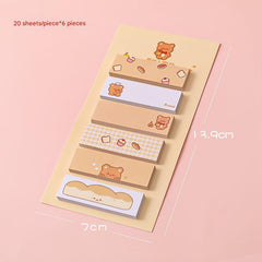 Fun designs sticky notes on a desk