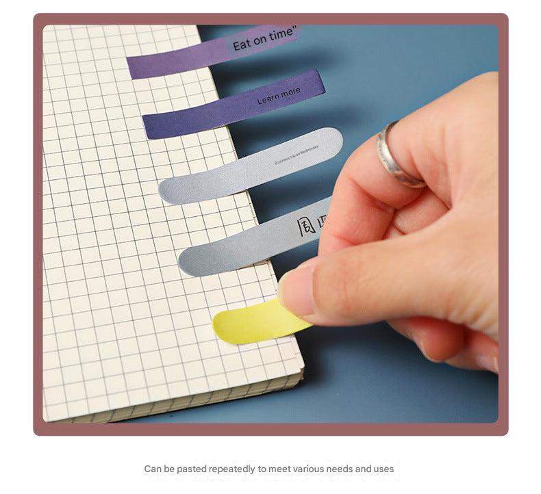 pack of vibrant sticky notes in various shades