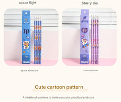 random colour wooden pencil with eraser