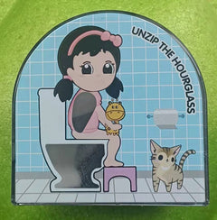 Fun Bathroom Accessory - Toilet Timer Displayed