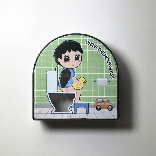 Novelty Toilet Timer in Sand Clock Shape