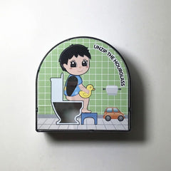Novelty Toilet Timer in Sand Clock Shape