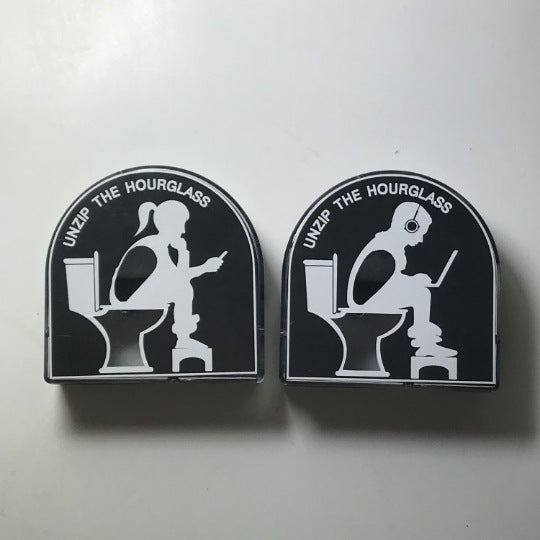 Fun Bathroom Accessory - Toilet Timer Displayed