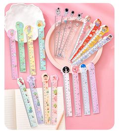 Ruler with cartoon theme for drawing