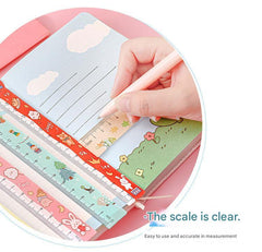 Educational measuring tool with cartoon design