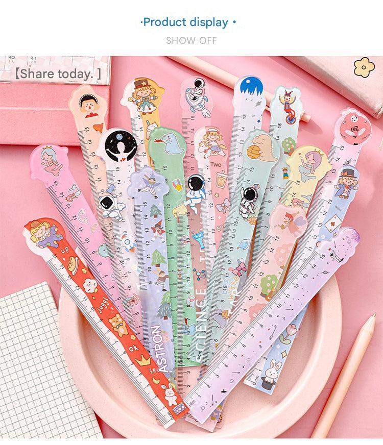 Creative design rulers for school projects