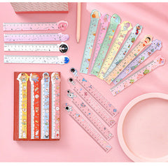 Colourful 15cm cartoon ruler for kids
