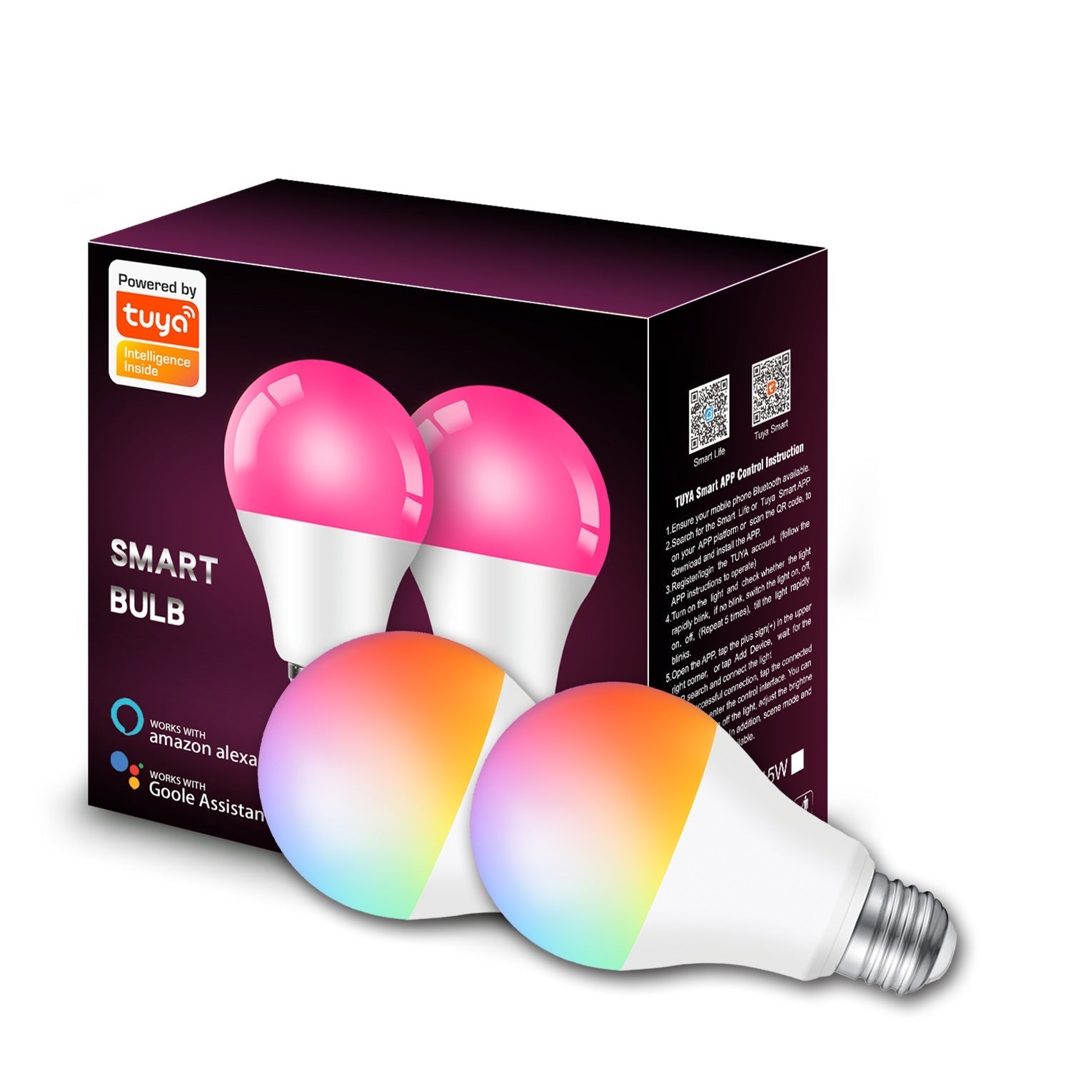 Dimmable RGB smart bulb demonstration