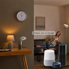Smart LED light bulb in use with app control