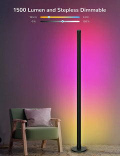 Modular assembly of the RGB floor lamp