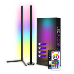 Contemporary RGB Floor Lamp in a stylish interior