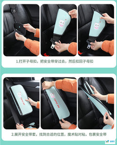 Tiffany Blue adjustable seat belt protector