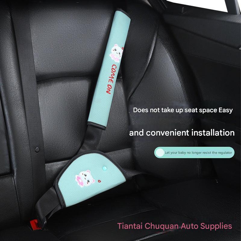 Elegant Grey car seat belt adjuster for kids