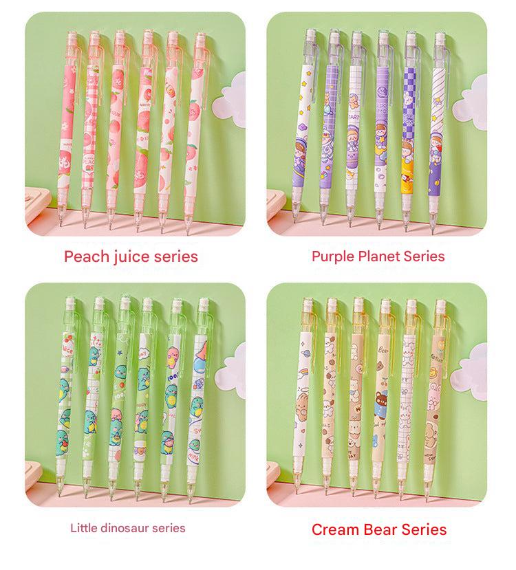 Durable mechanical pencil featuring dinosaur theme