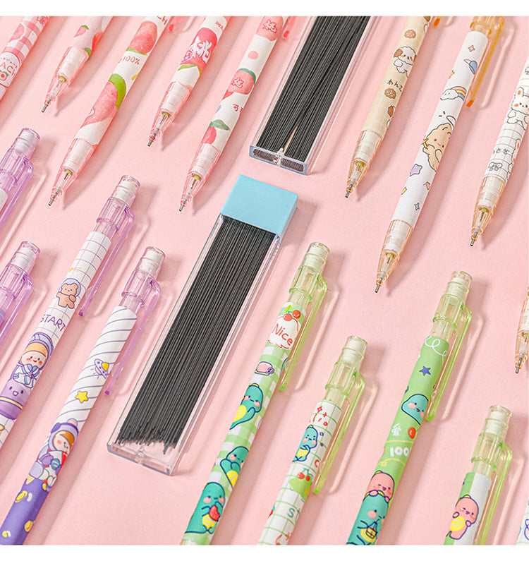 Bright and attractive mechanical pencils for children