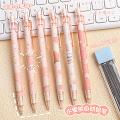 Colourful non-sharpening press pencils for school use