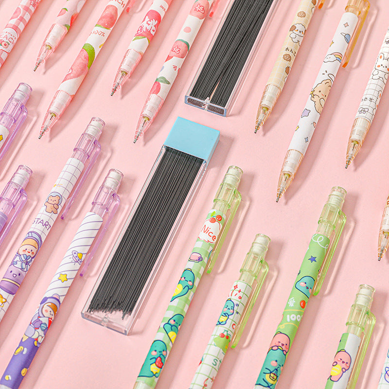 Durable mechanical pencil featuring dinosaur theme