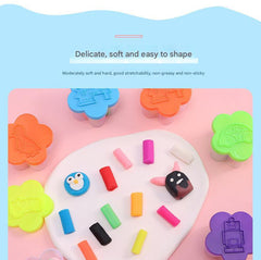 vibrant multi-colour modelling clay set for kids