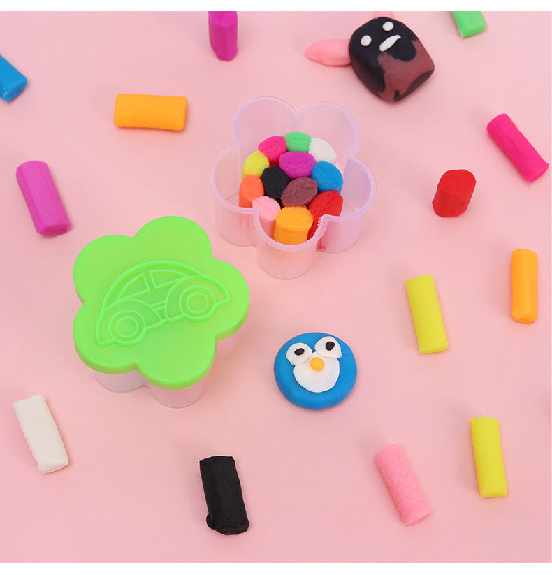 safe play with vibrant modelling materials