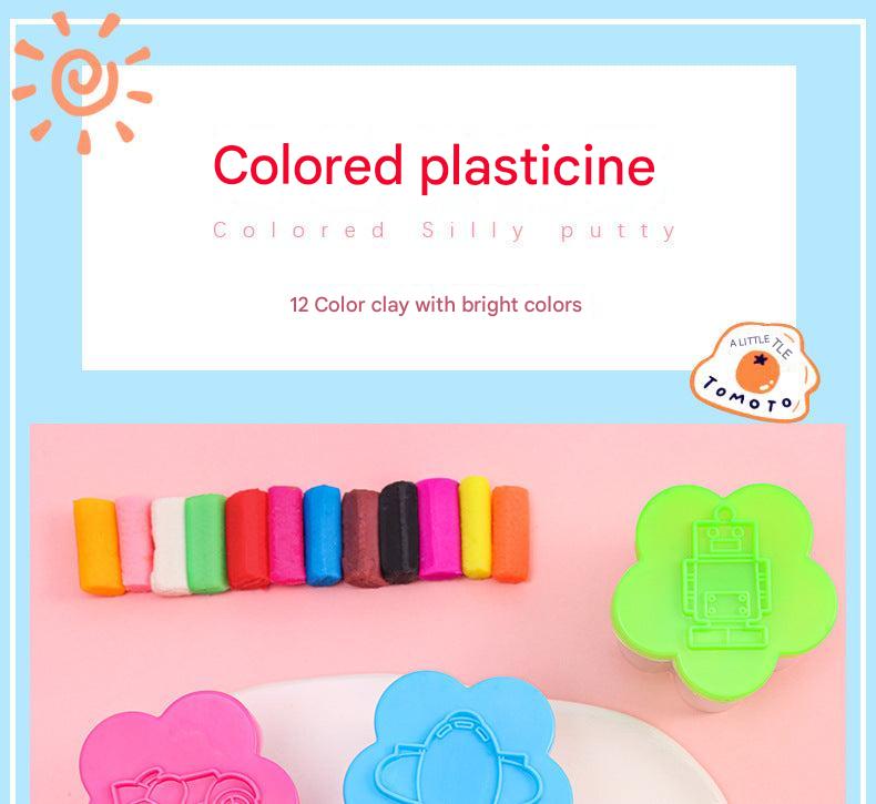 group play with multi-colour clay kit