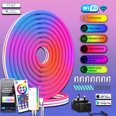 Smart light strip app control interface