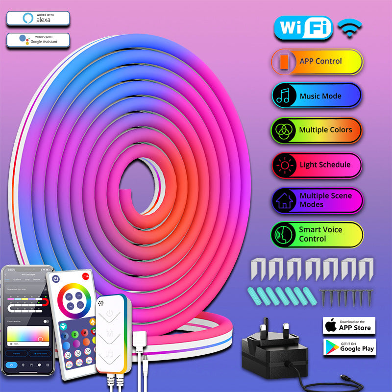 Smart light strip app control interface