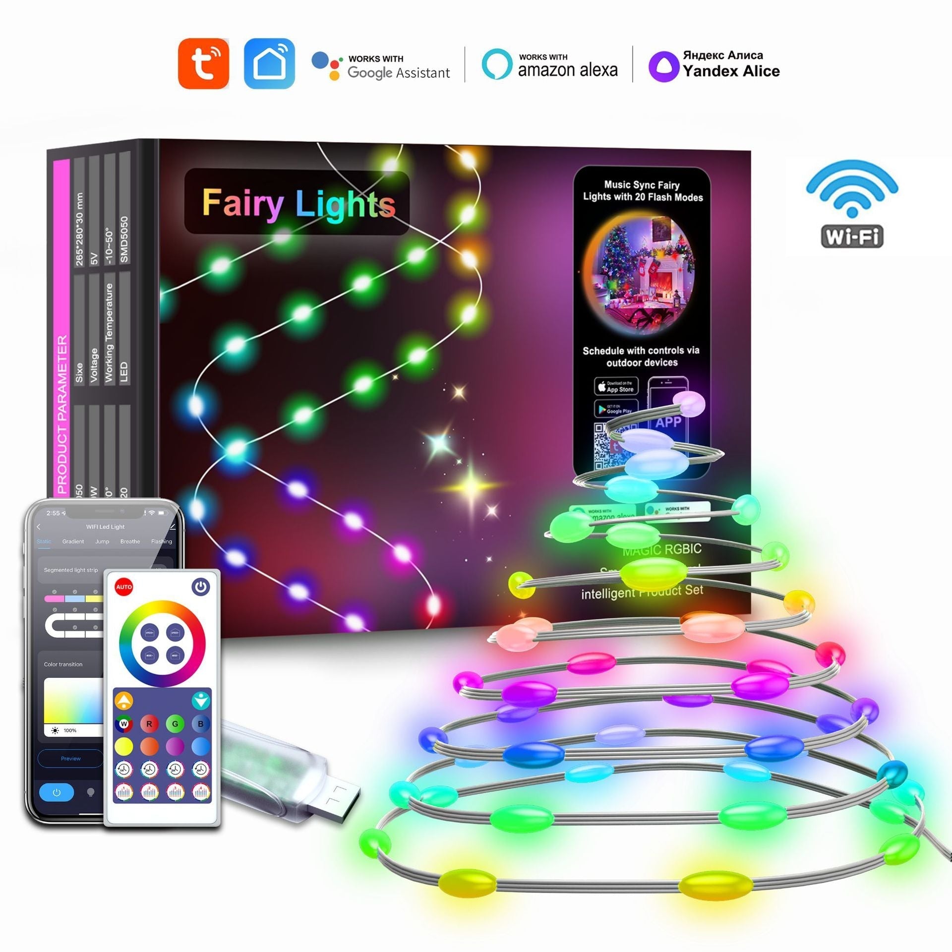 Decorative LED lights for festive occasions
