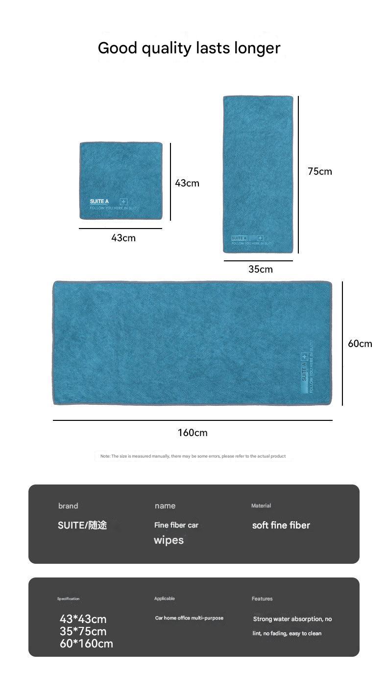 Packaging of premium car cleaning towel