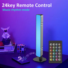 RGB gaming light setup with remote