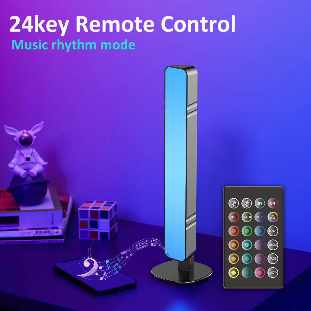 RGB gaming light setup with remote